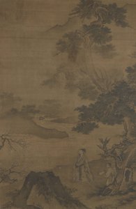梅の花を探しながらツィターを運ぶ